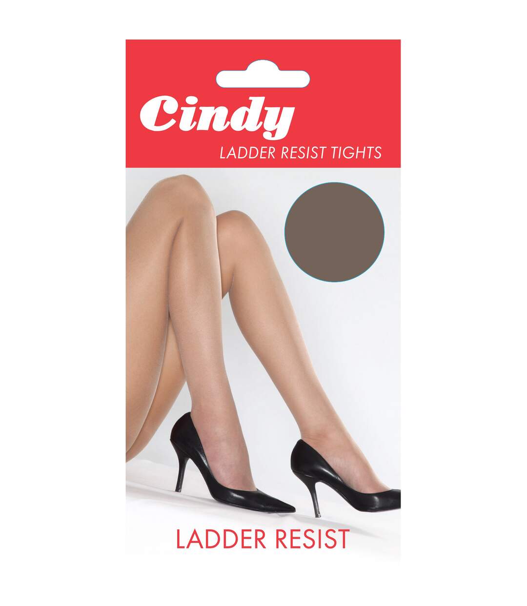 Cindy Womens/Ladies Ladder Resist Tights (1 Pair) (Storm Grey)