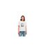 T-shirt Motif/style Lèvre Tatouée Femme Blanc Miss Tee-2