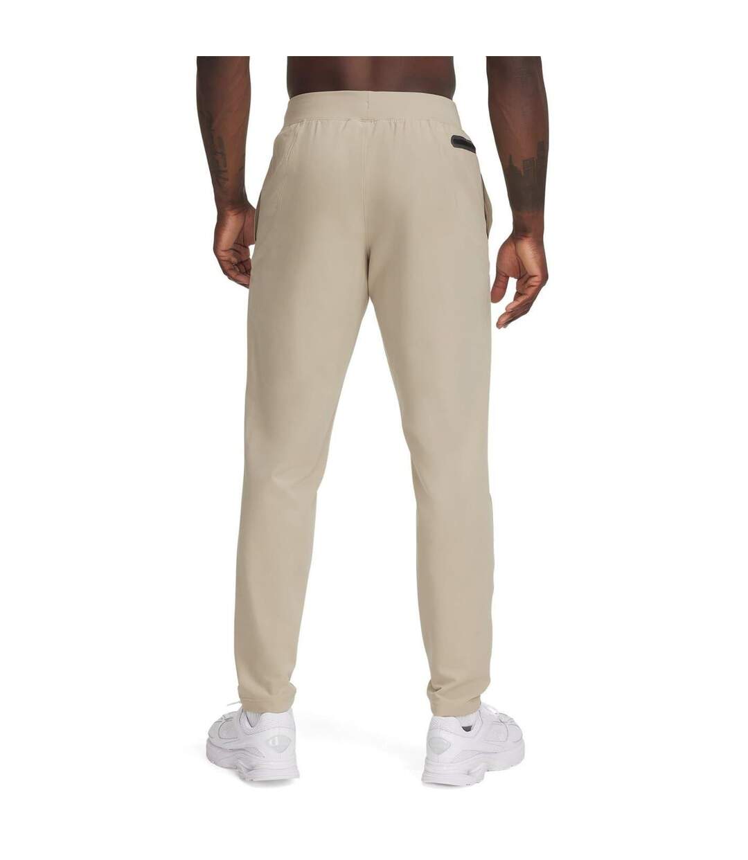 Mens Unstoppable Tapered Jogging Bottoms Brown Under Armour-3