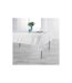Nappe Imprimé Jacquard Ophélie 140x250cm Blanc-4