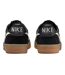 Womens/ladies Leather Flat Trainers Black Gum Nike-2
