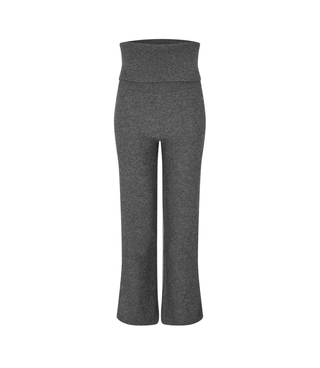 Pantalon Motif/style Se Rabat Sur L'avant Off Femme Gris Foncé Off White-2