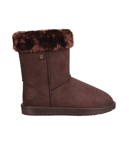 Unisex Adult Chisworth Fleece Waterproof Ankle Boots Chocolate Hy