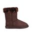 Unisex Adult Chisworth Fleece Waterproof Ankle Boots Chocolate Hy-3
