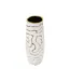 Vase Design en Céramique Lia 39cm Blanc-3