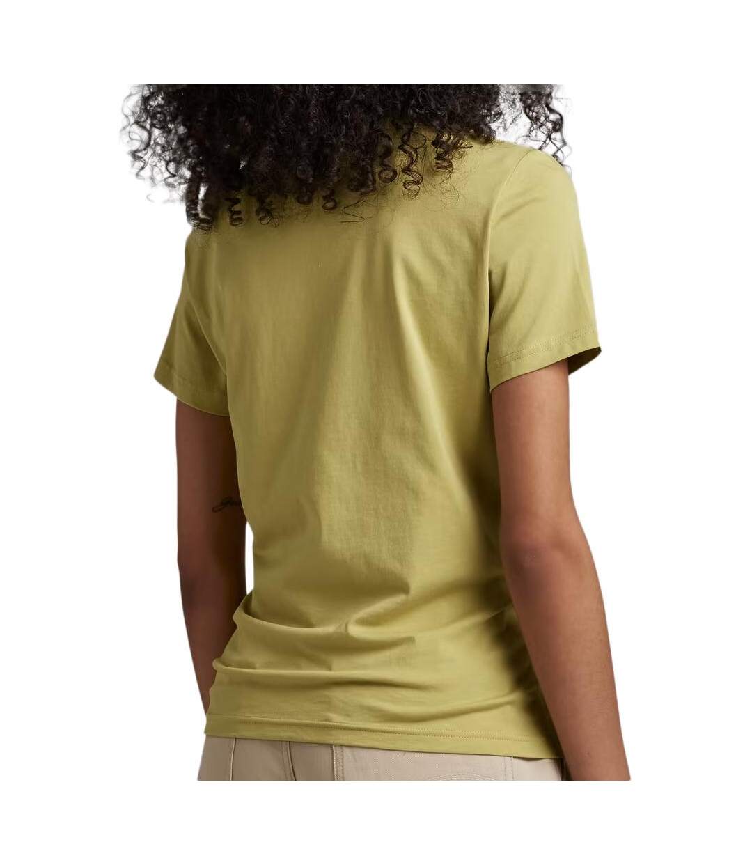 T-shirt vert femme g-star raw nysid-2