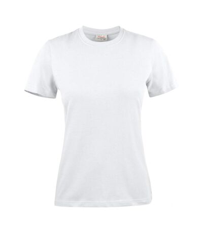 Womens/ladies Heavy T-shirt White Printer
