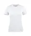 Womens/ladies Heavy T-shirt White Printer-1