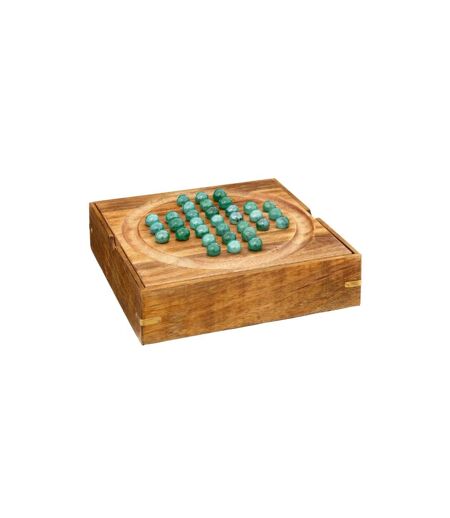 Plateau Muti-Jeux en Bois Déco Ines 23cm Marron