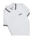 Mens Tipped Polo Shirt White Black Lambretta-4