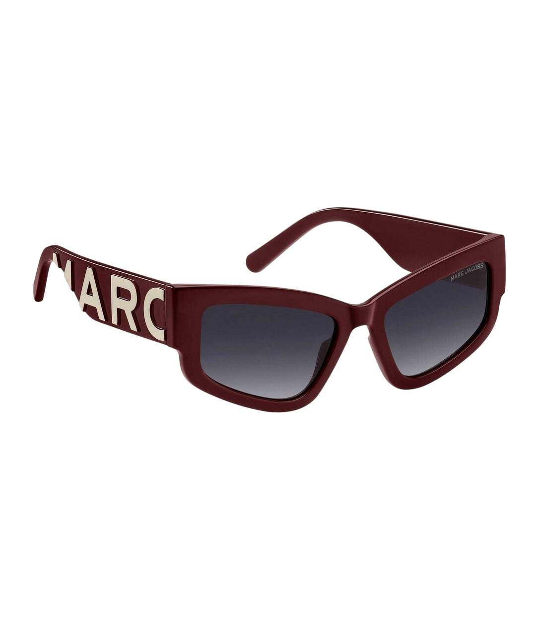 Womens/ladies Cat Eye Sunglasses 55cm Burgundy Beige Marc Jacobs-3