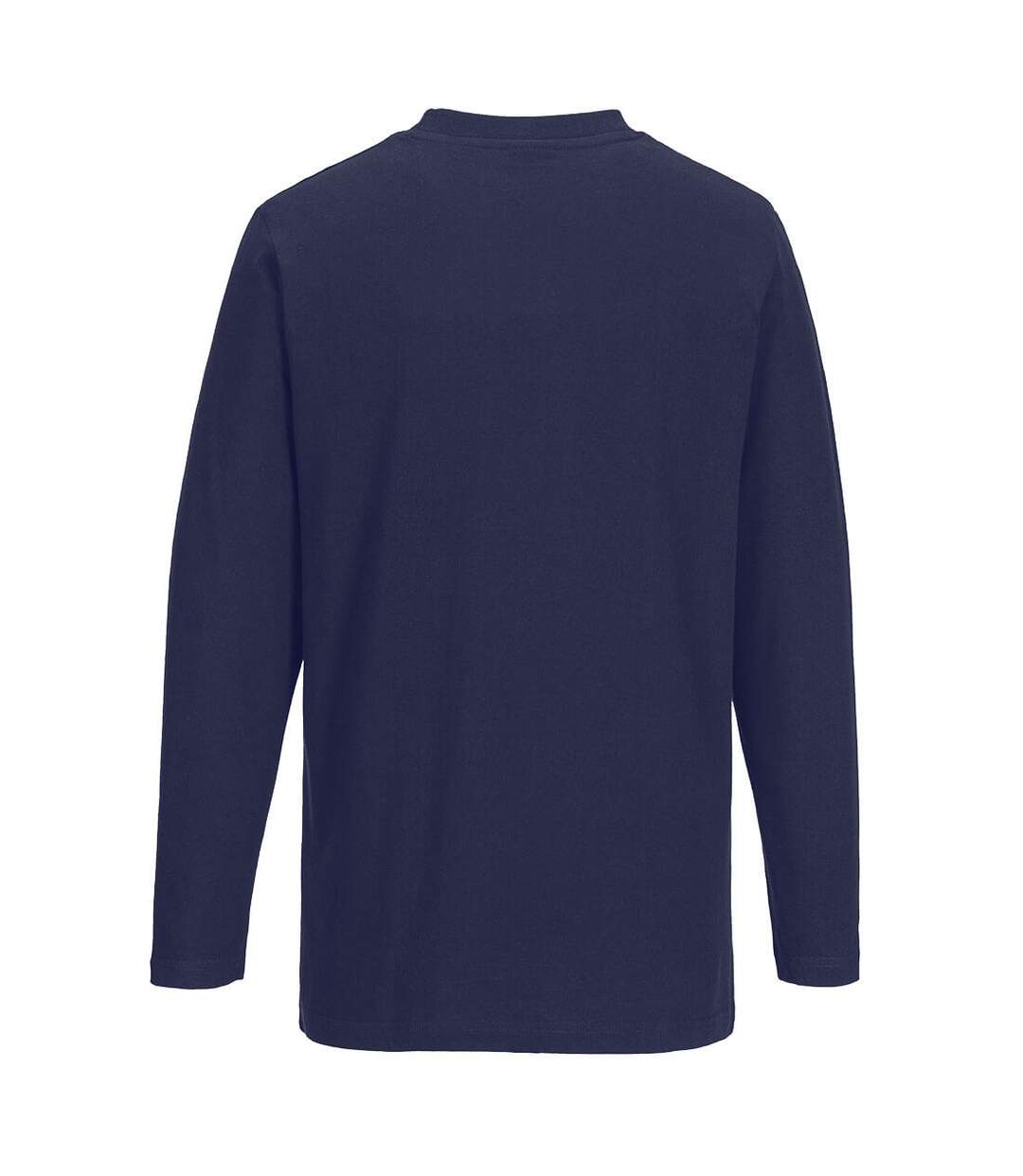 Mens long-sleeved t-shirt navy Portwest