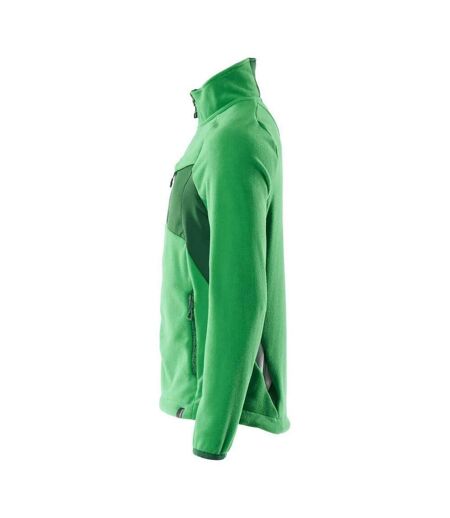Mens Accelerate Fleece Jacket Grass Green Green Mascot