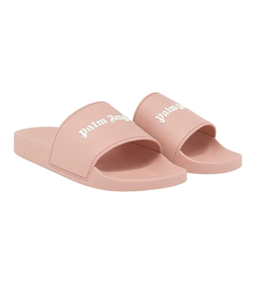 Claquettes Piscine Femme Rose Blanc Palm Angels-1