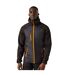 Mens navigate quilted hybrid jacket black/orange pop Regatta