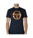 T-shirt Marine/Orange Homme Sergio Tacchini Stadium - L