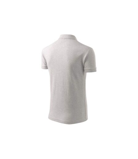 Polo Homme Anthracite Chiné Malfini