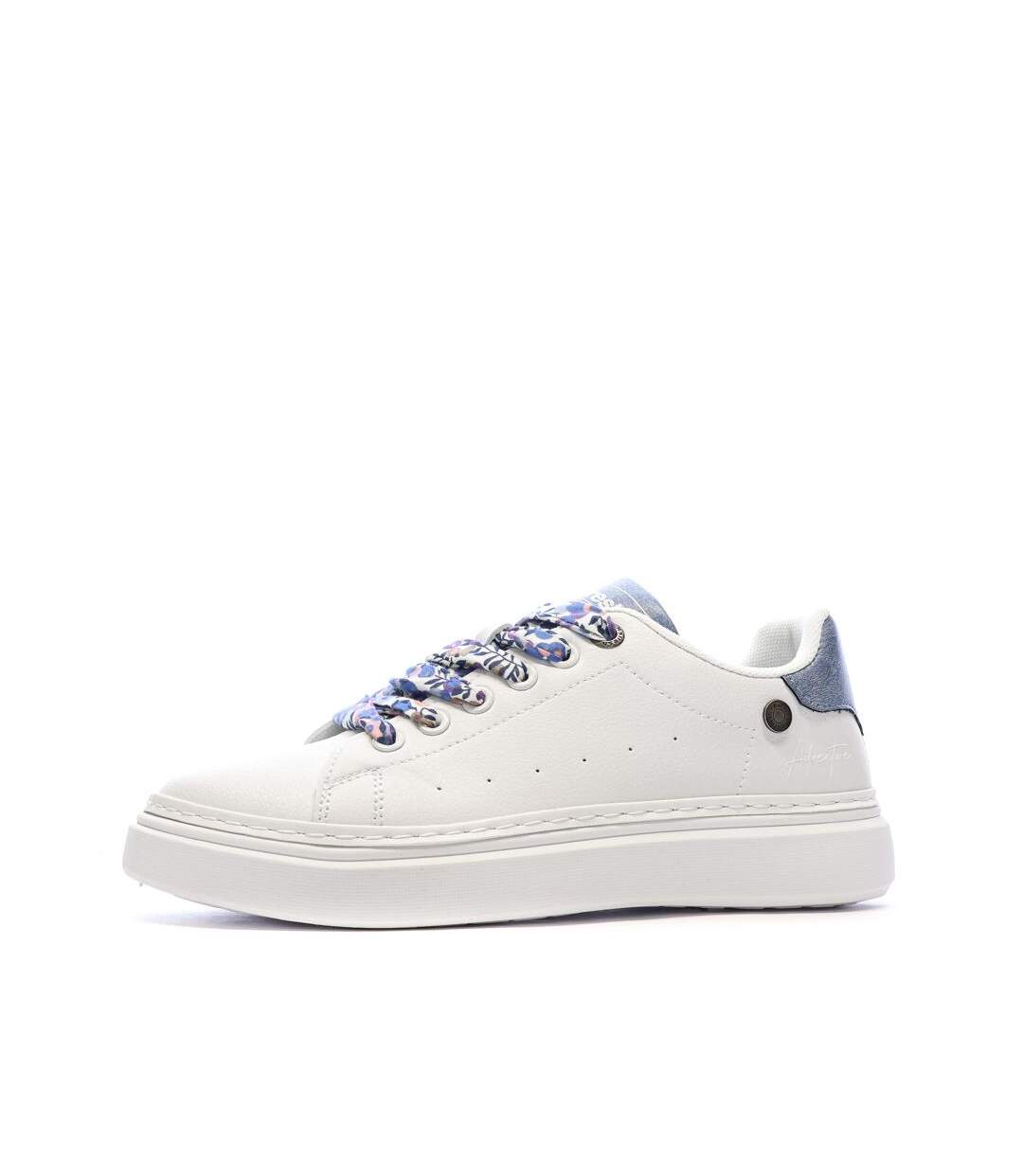 Baskets blanches/bleu femme refresh  175227  coral-1