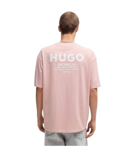 T-shirt Motif/style Imprimé Au Dos Mcmxciii Homme Rose Clair Hugo
