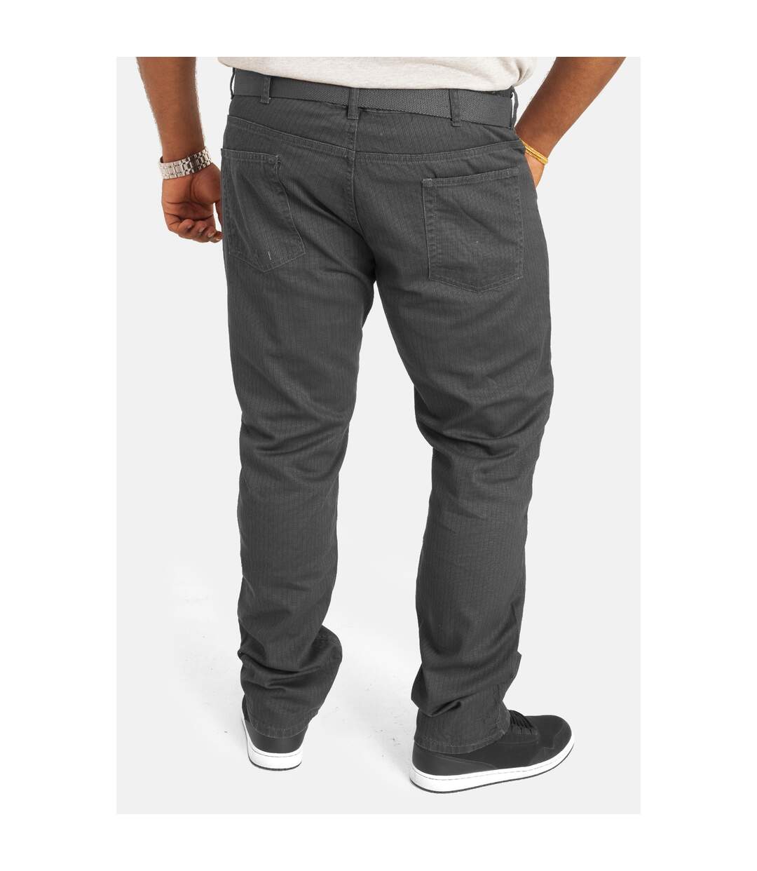 Pantalon de smoking d555 london canary homme gris foncé Duke-2