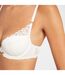 Soutien-gorge ampliforme coques moulées ivoire Delphine