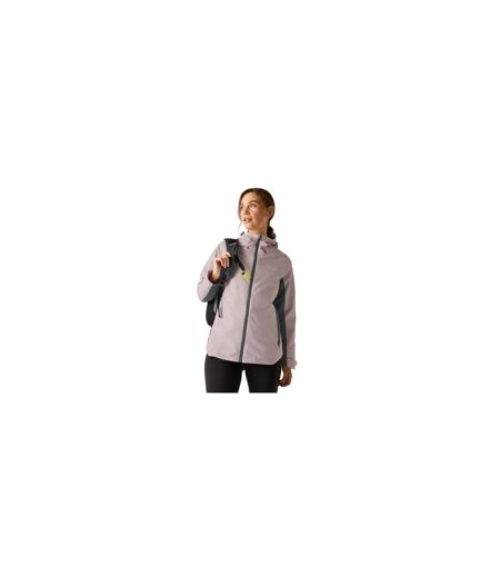 Veste Imperméable Femme Lilas Pâle Orage Foncé Regatta