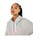 Womens/ladies Large Logo Hoodie Grey Marl Firetrap-4