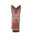 Bottes De Cowboy Lady Rebel Pro Femme Marron Ronces Rouge Rouille Durango-2