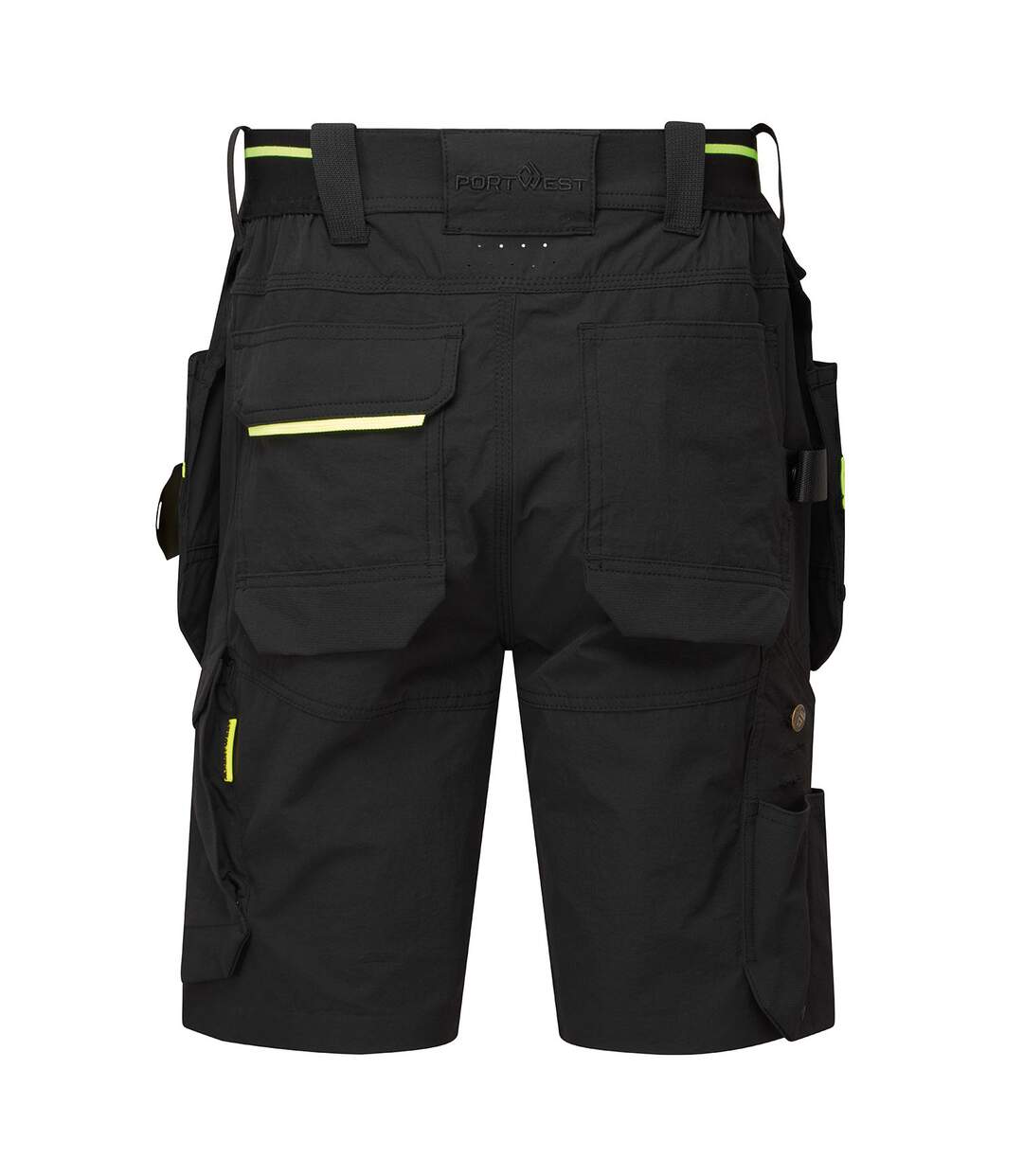 Mens Ev4 Work Shorts Black Portwest-2