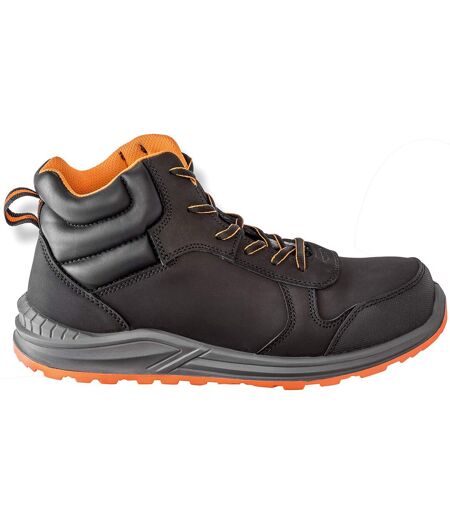 Bottines De Sécurité Stirling Adulte Noir Gris Orange WORK-GUARD By Result