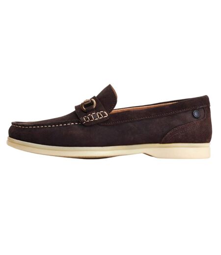 Mocassins Homme Marron Foncé Base London