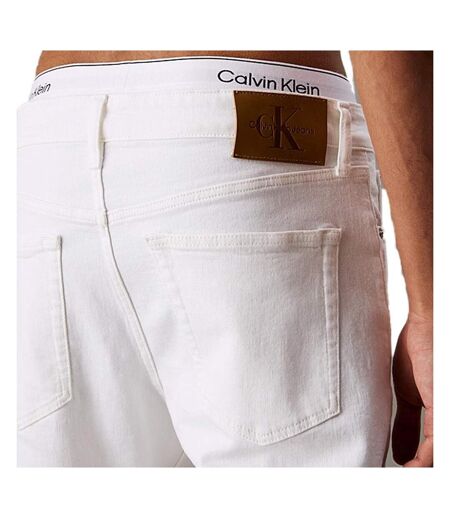 Jean blanc slim homme calvin klein jeans light - w29-l32
