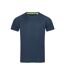 T-shirt Raglan Hommes Bleu Stedman-2