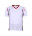 T-shirt Club Tech Homme Blanc Rouge Cona Sports-1