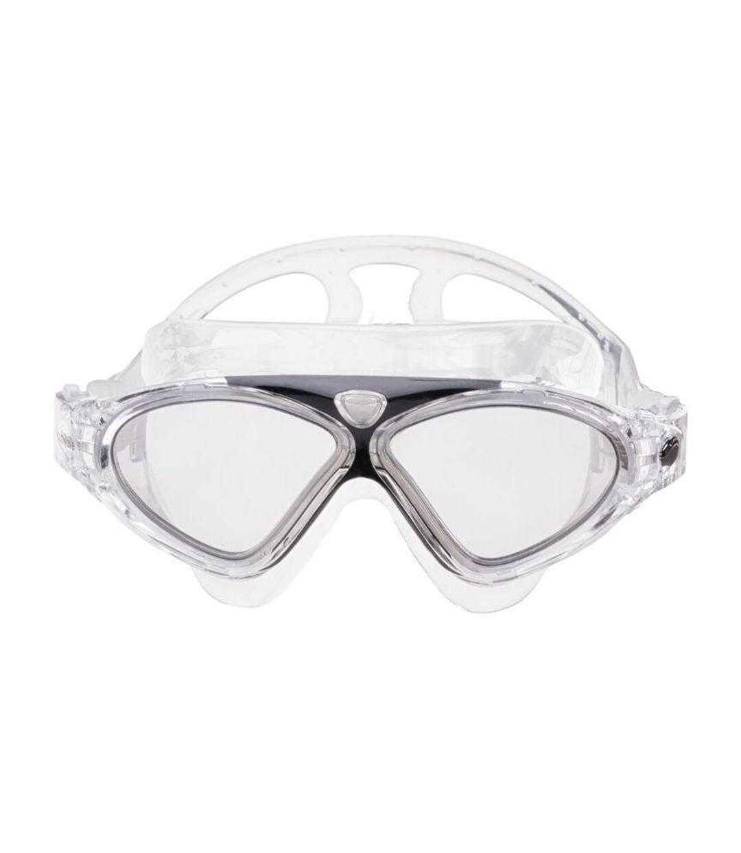 Lunettes De Natation Fliper Adulte Noir Transparent Aquawave-1