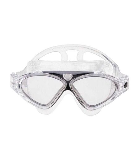 Lunettes De Natation Fliper Adulte Noir Transparent Aquawave