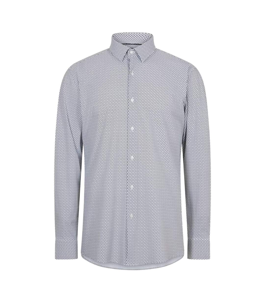 Chemise Manches Longues Hank S Homme Bleu Foncé Boss-1