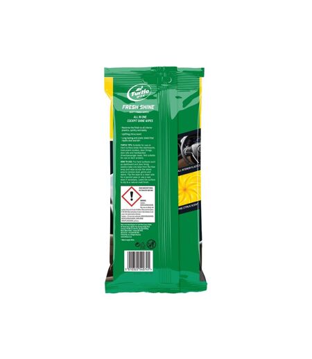 Pack of 2 Turtle wax fresh shine matt wipes, citrus 4 one size multi colour TWX