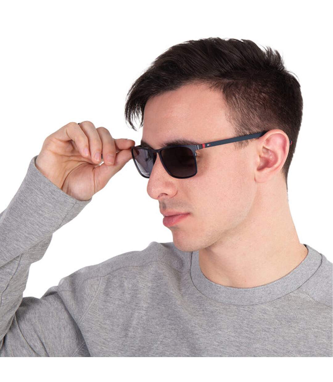 Lunettes De Soleil Homme Taille Unique Bleu Rouge Tommy Hilfiger-1