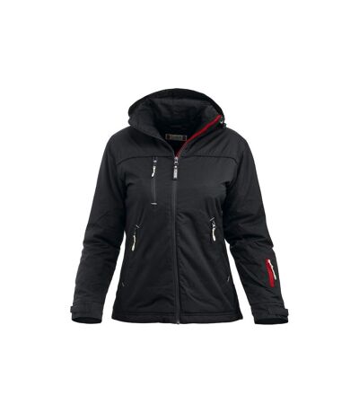 Womens/ladies Melrose Padded Jacket Black Clique