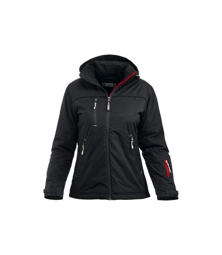 Womens/ladies Melrose Padded Jacket Black Clique
