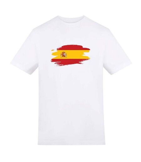 T-shirt Motif/style Espagne World Cup Homme Blanc AWD