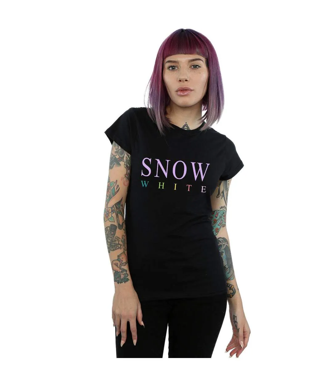 Disney Princess - T-shirt SNOW WHITE GRAPHIC - Femme (Noir) - UTBI37002-2