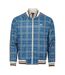Mens Check Plaid Tracksuit Navy Lonsdale-2