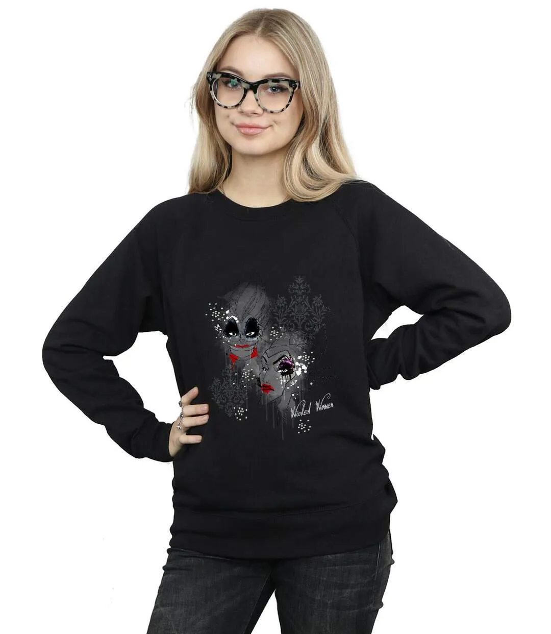 Disney - Sweat WICKED WOMEN - Femme (Noir) - UTBI2129-4
