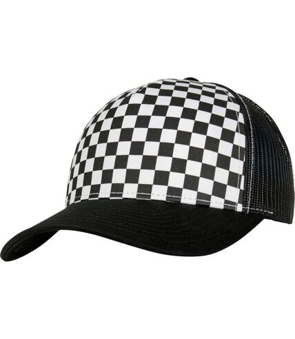 Casquette trucker flexfit noir / blanc Yupoong