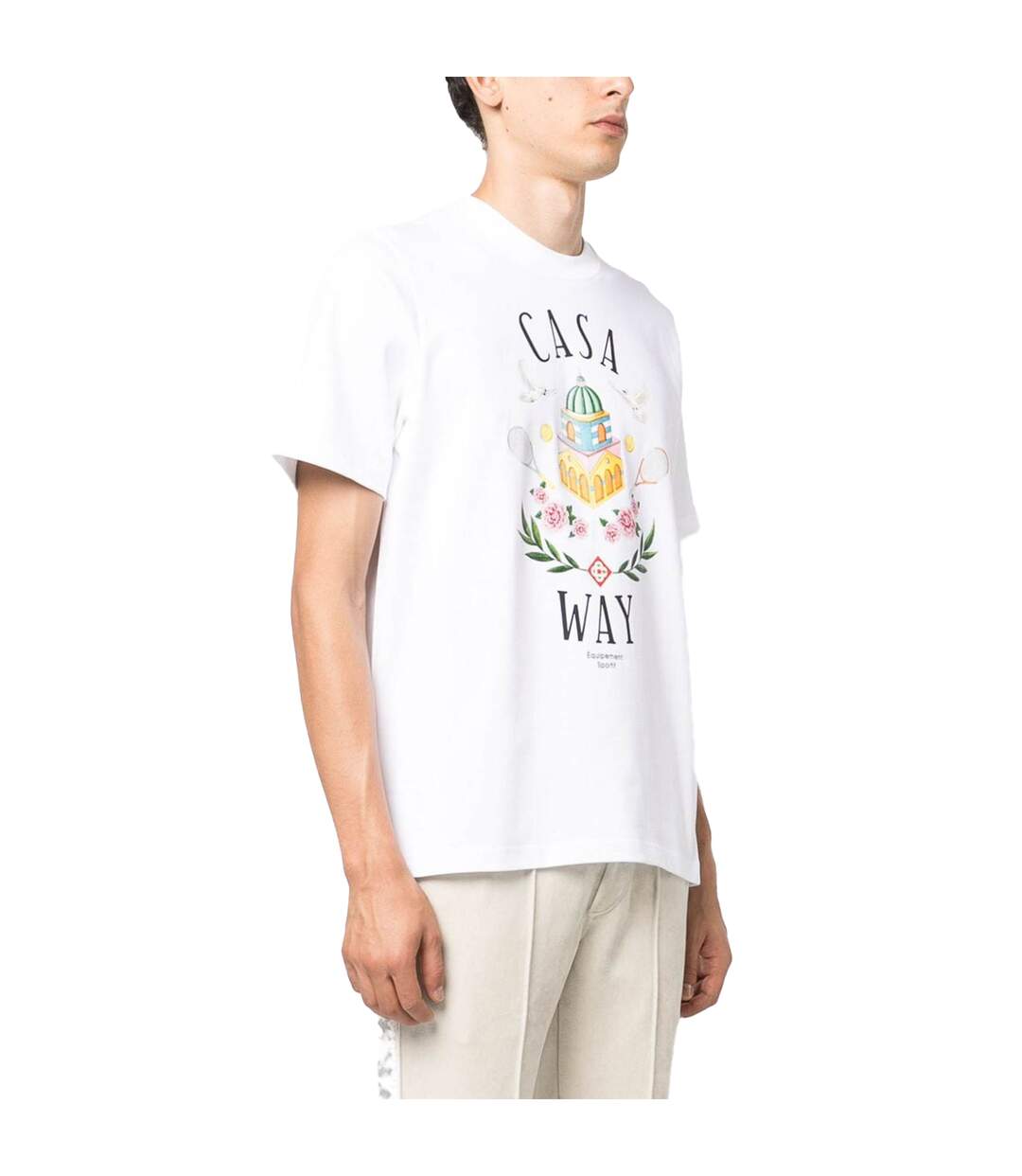 T-shirt Casa Way Homme Blanc Casablanca-1