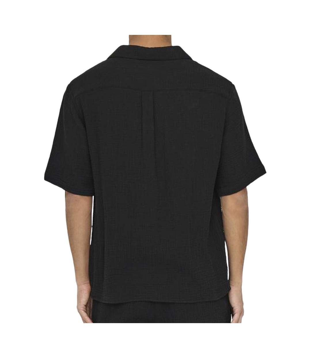 Chemise noire homme only & sons kyle-2