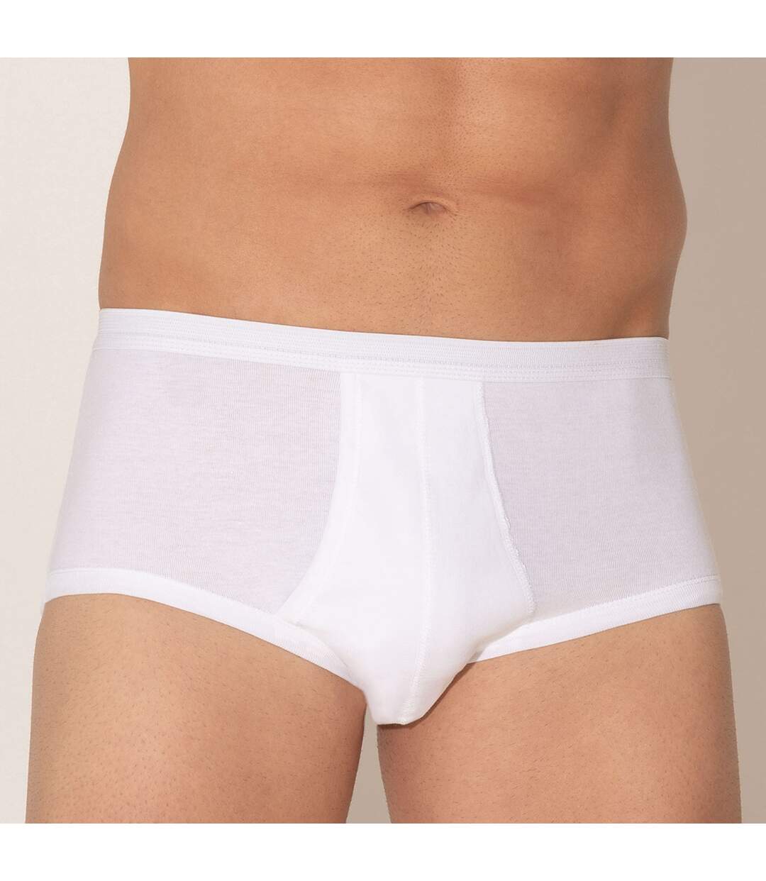 Slip taille haute ouvert Pur coton Premium