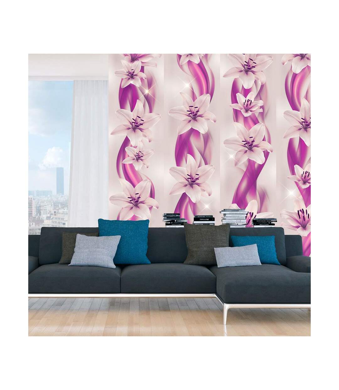 Papier Peint Lilac Stream 50x1000cm-1